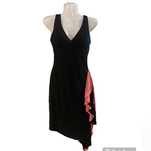 Black & Coral Dress